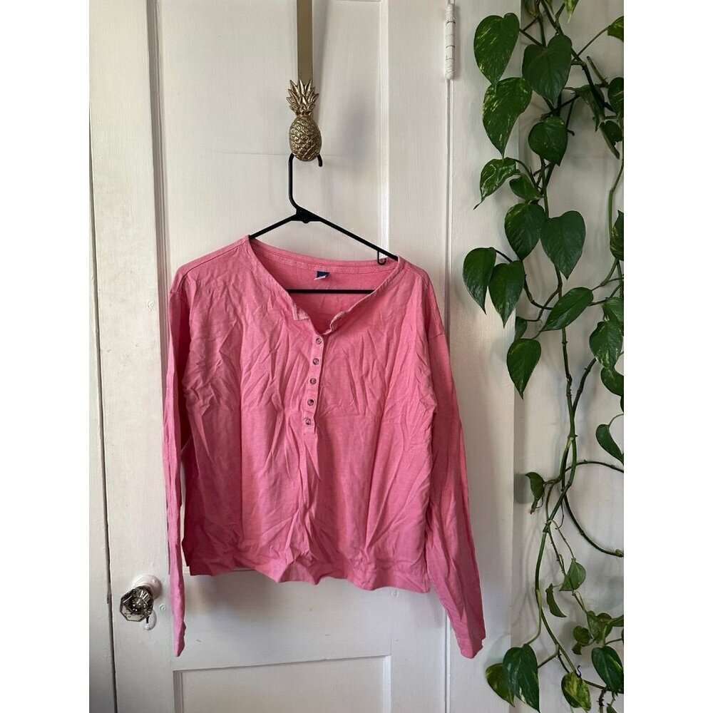 Old Navy, extra small, tall, pink, long sleeve shirt men’s size